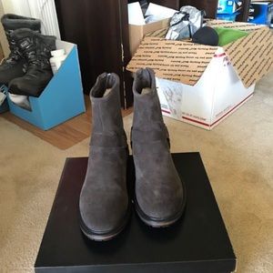 Marc New York Moore Suede Moto Boots men's 8. New